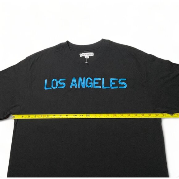 And Now This, Men's Black "Los Angeles" Oversized-Fit Graphic T-Shirt, Size M - Picture 5 of 6